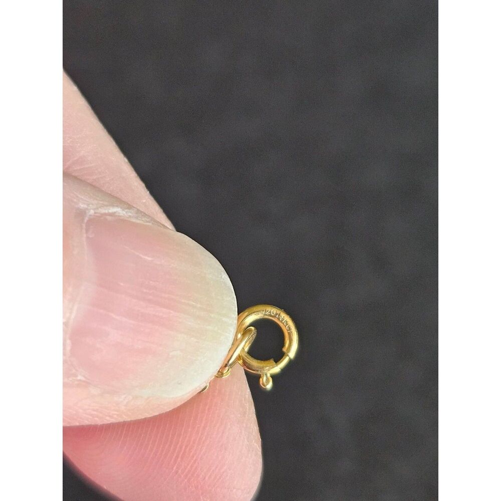 14K Yellow Gold Filled Necklace with Tubes 23" - Picture 9 of 9